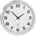 Funk-Wanduhr Analog Alu 50 Cm