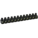 Dosenklemmleiste 2,5-6mm² Schwarz 12-polig