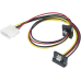 SATA-Strom-Adapterkabel 2x Gewinkelt