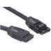 SATA III Kabel Akasa 1m Schwarz
