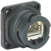 RJ45-Flansch-Einbaukupplung IP67