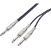 Adapterkabel Met. 2,5 m Schwarz Klinke-M(st) 2xKlinke-M(m)