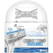 Wilkinson Quattro Titanium Ersatzklingen 4er