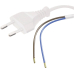 Euro-Anschlusskabel H03vvh2-F2, 1,5m,ws