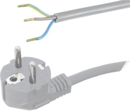Netzanschlussleitung H05VV-F 3g1,0, 2,0m Gr Netzanschlussleitung H05VV-F 3g1,0, 2,0m Gr