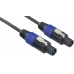 Lautsprecherkabel 2xSpeakon-Stecker 15m Schwarz Paccs