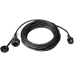 Gummi-Verlängerungskabel H07RN-F3G1,5 10m schwarz