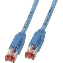Patchkabel Cat6 Kerpen S/Ftp Blau 0,5m