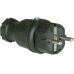 Schutzkontakt-Stecker Vollgummi IP44