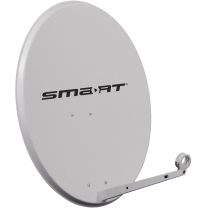 SAT-Spiegel Smart 80cm Stahl Grau