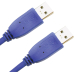 USB3.0 Anschlusskabel A/A 2m blau