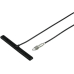 Hama Glasklebe-Antenne Little Flat