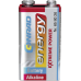 Batterie 9V-Block 9V Extreme Power Alkaline