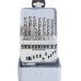HSS-Co Cobalt-Edelstahl-Spiralbohrer-Satz DIN 338 RN 19tlg. TOOLCRAFT 821815