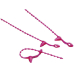 Knotenbinder 130mm Rot