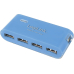 Logilink 4 Port USB 2.0 Hub Netzt Blau