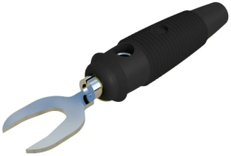 Bananenstecker Gabelkabelschuh Schwarz Kb 2 Bananenstecker Gabelkabelschuh Schwarz Kb 2