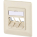 Btr Cat 6A Ral 1013 Up-Netzwerdose Unbe