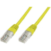Patchkabel Cat5e U/Utp 0,25m Gelb
