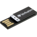 Verbatim USB Stick 4GB Clip-It Schwarz