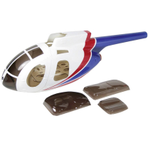 Align Rumpf T-Rex450 Gfk 500e Weiss/Blau