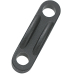 Zugentlastschelle Schwarz 3.2x14mm