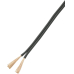 Pvc-Litze Nyfaz 2x0,75mm² Schwarz 50m