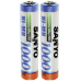 Sanyo Nimh Micro-Akku 1000 Mah, 2er Set