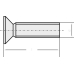 Senkschraube DIN 965 - 4.8zn M3 X 12 (1)