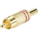 Cinch-Stecker Rt Ring Komplett Gold 4mm