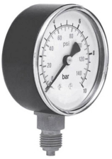 Manometer -1-0 Bar, ø63mm, 1/4 Unten Manometer -1-0 Bar, ø63mm, 1/4 Unten