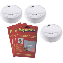 Rauchwarnmelder 3er Set +Magnetolink
