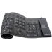 LogiLink flexible Tastatur in schwarz