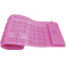 Logilink® Aufrollbare Tastatur, Pink