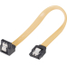 SATA 300 Kabel L-Typ 20cm Gelb 1xgew. Bu.