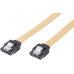 SATA 300 Kabel L-Typ 100cm Gelb Bulk