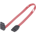 SATA 300 Kabel L-Typ 30cm Rot 1xgew. Bul