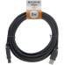 USB2.0 Anschlusskabel A/B 5mgrau Bulk
