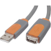 USB2.0 Verlängerung A/A 4,8m Grau