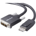 Displayport DVI-Kabel 1,8m Schwarz