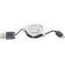 USB2.0 Pro Kabelrolle A/Microb 1m schwarz