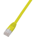 Patchkabel Cat5e U/Utp Flach 2m Gelb