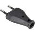 Euro-Stecker 2,5A Schwarz