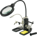 LED Lupenleuchte mit 3. Hand