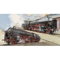 H0 Revell 2er-Set Bausatz Dampflok Br 01 &02