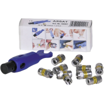 cabelcon Cablecon Install-Set 10 Stecker 4,9mm