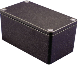 Aluminium-Gehäuse IP66 148x108x75 Schwar Aluminium-Gehäuse IP66 148x108x75 Schwar