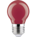 LED-Leuchtmittel E27 0,6W Tropfen Rot