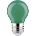 LED-Leuchtmittel E27 0,6W Tropfen Grün
