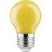LED-Leuchtmittel E27 0,6W Tropfen Gelb